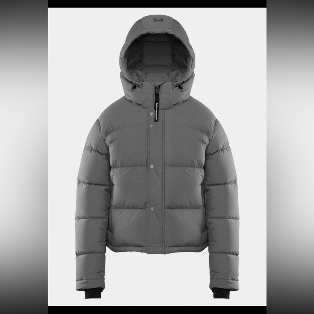 Aritzia Super Puff Shorty - Heather Charcoal